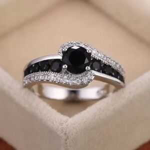 SIZE 10 STERLING SILVER PLATED RING